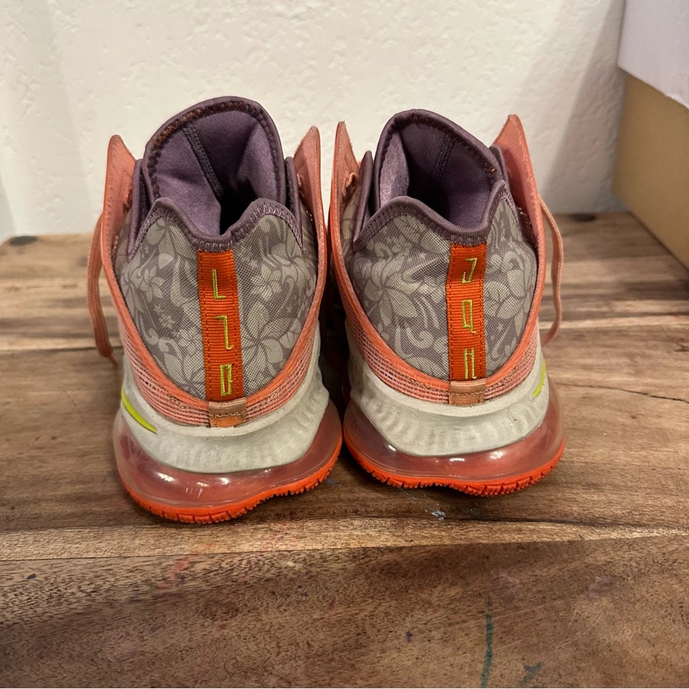 Nike Shoes | [Dq8344-600] Mens Nike Lebron 19 Low 'Hawaii' |size 11.5 - Picture 9 of 10